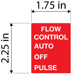 D-129-FC-28 - 12.25" x 9" Sheet of 28 Decals - Each decal is 1.75"w x 2.25"h