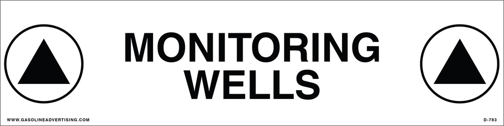 D-783 API COLOR CODED DECAL - MONITORING WELLS