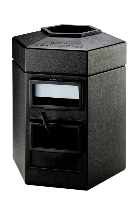 CZ-755201 45-Gallon Hex Single Sided, Black