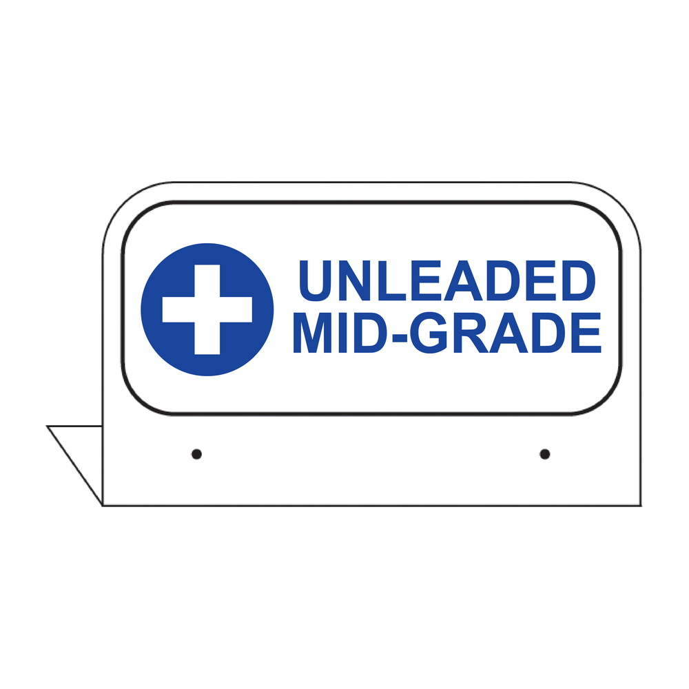 FPI-27 Fill Pipe ID Tag" "UNLEADED MIDGRADE"