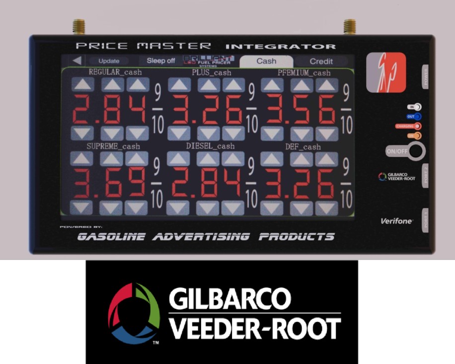 PMI-IPOS610 - GAP POS Wireless interface package to connect Brilliant LED Pump Topper Price Sign w/ Gilbarco Passport POS System.