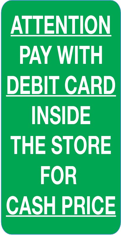 DG4-IOLD-SDC - Save with your Debit Card... Panel Overlay