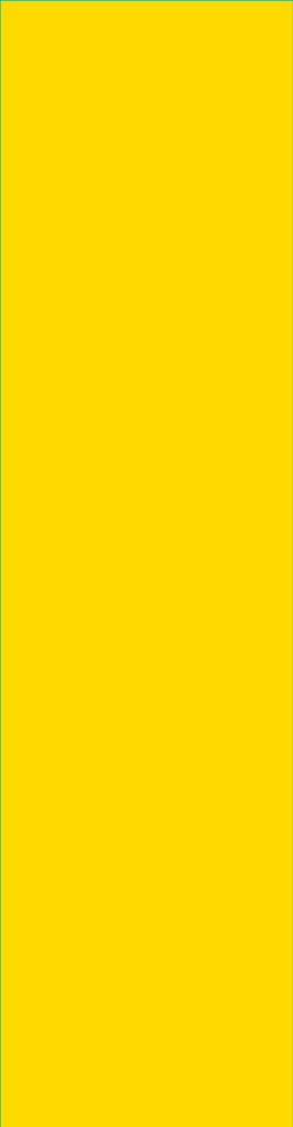CVL-623-YEL - 6"W x 23"H - Yellow Stripe