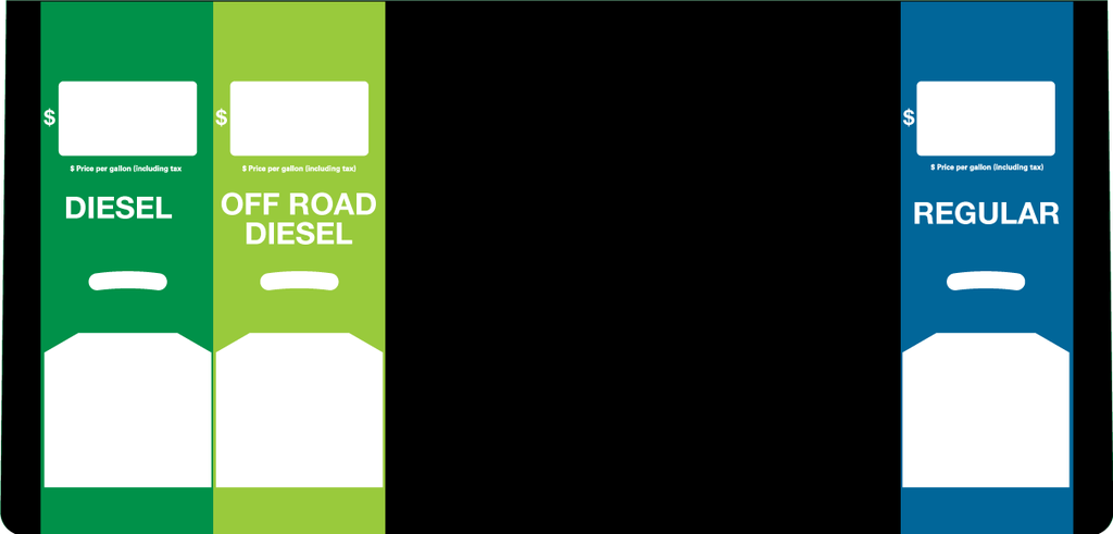 DG10P-PO31-DDOFR - Gilbarco 700 S Premium - Product Overlay - Diesel - Off Road Diesel - Regular