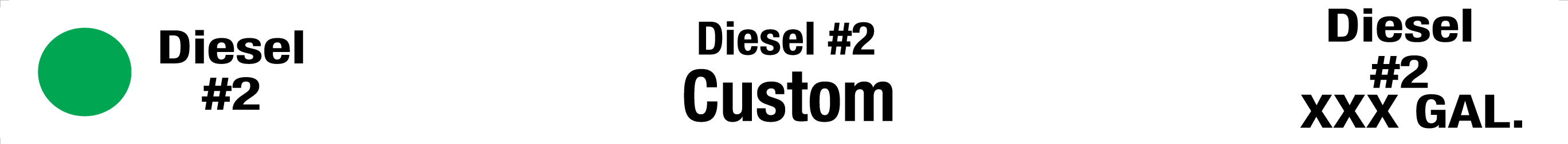 CTC-DSL#2 - 38" x 3.5" - API Plastic Tank Collar - Diesel #2
