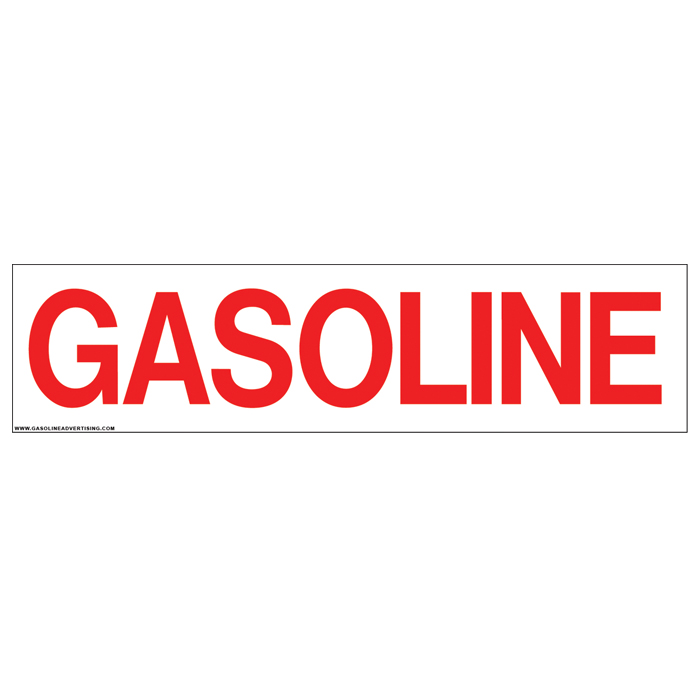 Pump Ad. Panel - GASOLINE