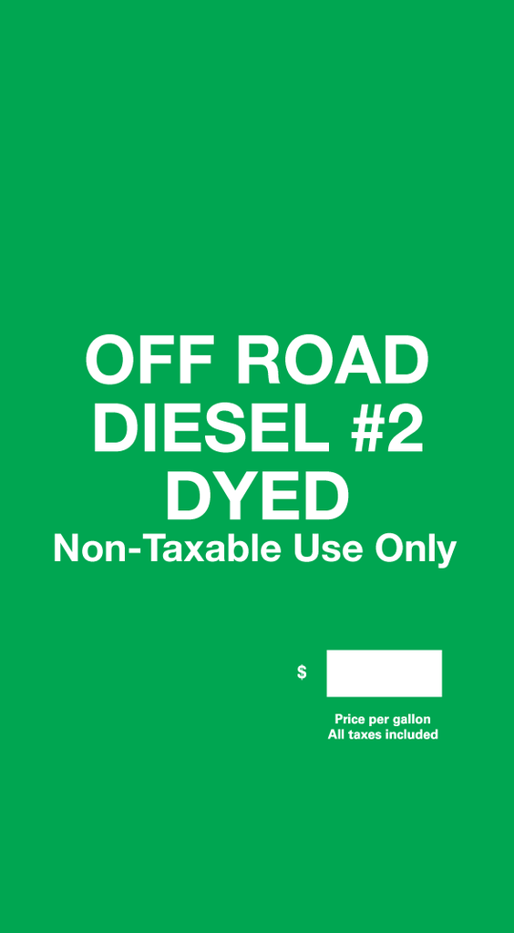 GA-EN10204GORD2D Brand Panel PID Overlay - Off Road Diesel #2 Dyed