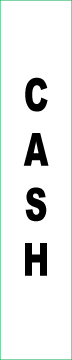 MAG2-ID-CASH-V - 1"W X 5"H - Cash -  Vertical Magnet