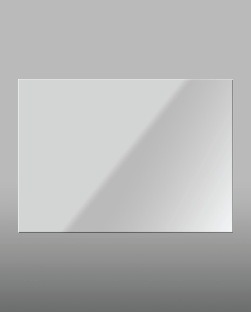 35.6875" x 23.0625" POLYCARBONATE GLASS