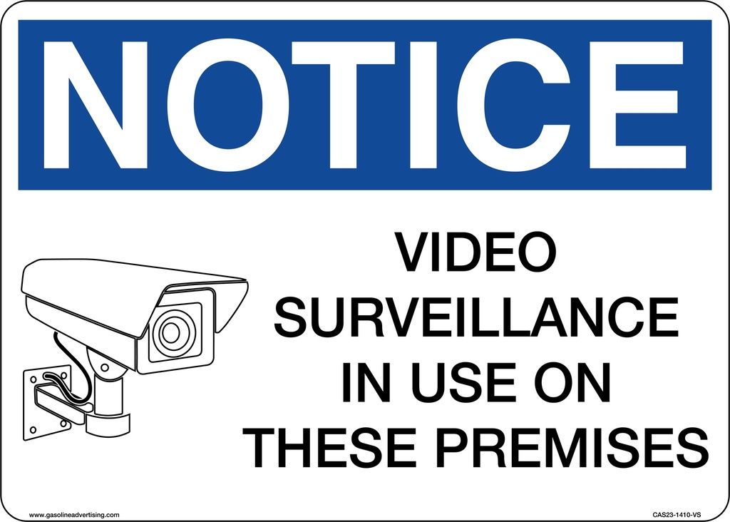 [CAS23-1410-VS] CAS23-1410-VS - 14" x 10" - Prevention Aluminum Signs