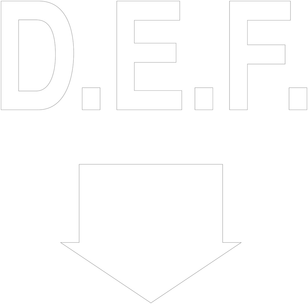 CAS19-011D - 14"W x 12"H D.E.F. Aluminum Sign