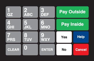 GA-887862-0G9 Ovation Keypad Overlay