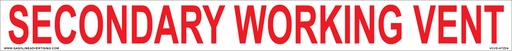 [CVD-HTZ24] CVD-HTZ24 - 20" W x 2" H - SECONDARY WORKING VENT Decal