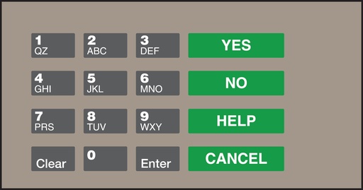 [GA-EU03004G100] GA-EU03004G100 Keypad Overlays