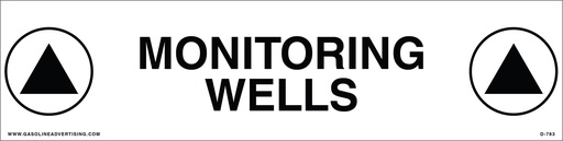 [D-783] D-783 API COLOR CODED DECAL - MONITORING WELLS
