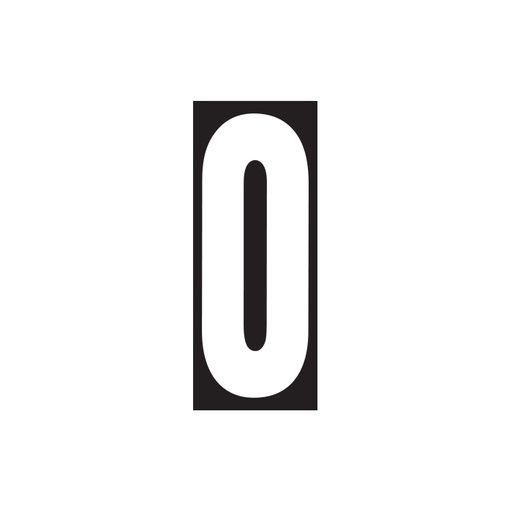Price Sign Magnet #0 W/B