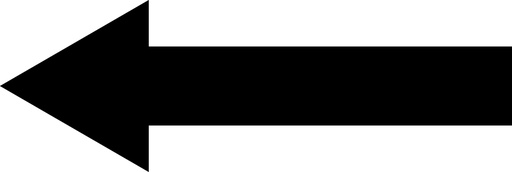 [CVL-6B-ARROW] CVL-6B-ARROW - 6"W X 2"H - Black Arrow Set one each