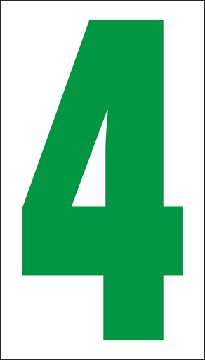 CPS-612 - 5.675"W X 11.875"H - Pylon / Street Price Sign Numbers