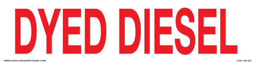 [CVD-123-DD] CVD-123-DD - 12"W X 3"H - DYED DIESEL Decal