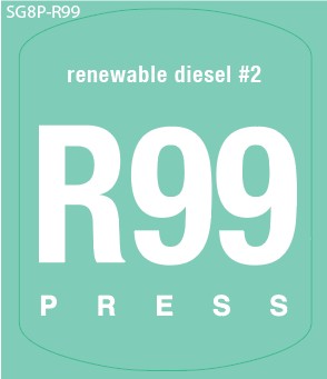 SG8P-R99 Gilbarco 700S Premium Actuator Graphics - R99 renewable diesel #2