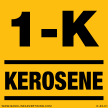 [D-33-K1] D-33-K1 - 3"W x 3"H - 1-K KEROSENE