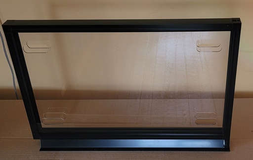 [XF2012-PLY] XF2012-PLY Aluminum Frame Black with Polycarbonate