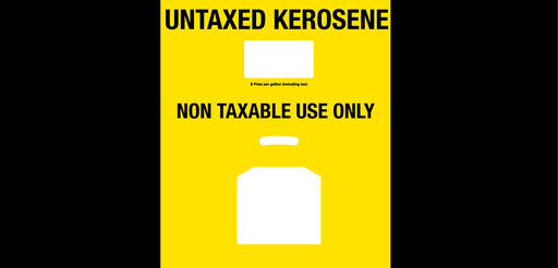 [DG10P-PO11-UTKERO] DG10P-PO11-UTKERO Gilbarco Encore S700 Premium Product ID Overlay Untaxed Kerosene - Non Taxable Use Only