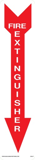 [CSS-27] CSS-27 Emergency & Fire Prevention - FIRE EXTINGUISHER - Styrene Sign